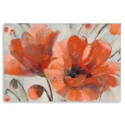 Popping Poppies Canvas Art Print, 48x32 in.