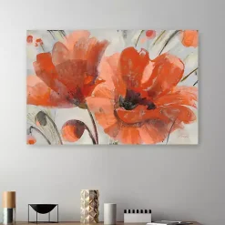 Popping Poppies Canvas Art Print, 48x32 in.