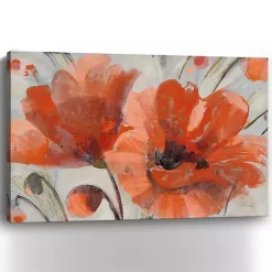 Popping Poppies Canvas Art Print, 48x32 in.