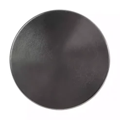 Round Zia Pewter Metal Accent Table