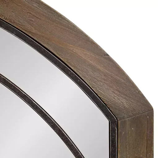 Rustic Brown Arch Holden Mirror