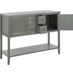 Rustic Gray 4-Drawer Charlotte Sideboard
