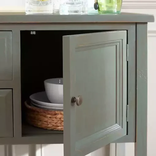 Rustic Gray 4-Drawer Charlotte Sideboard