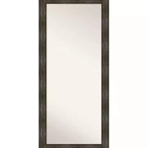 Rustic Rail Charred Framed Mirror