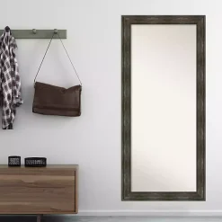 Rustic Rail Charred Framed Mirror