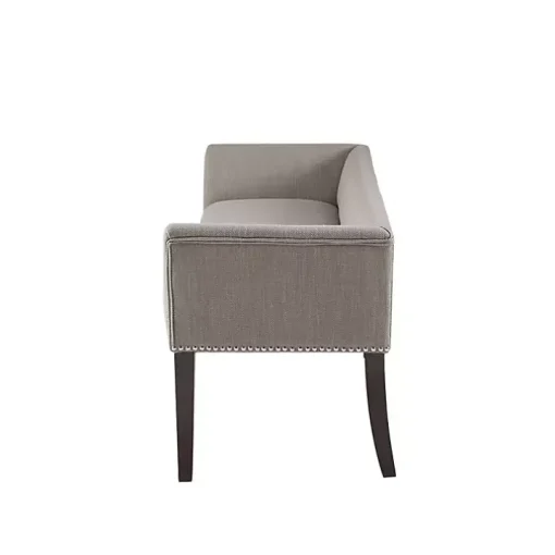 Silver Gray Melinda Accent Bench