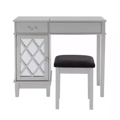 Silver Lattice Ella 2-pc. Vanity Set