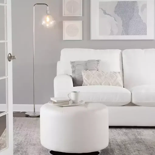 Silver Metro Floor Lamp