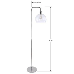Silver Metro Floor Lamp