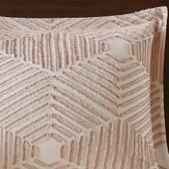 Soft Pink Tufted Full/Queen 3-pc. Comforter Set