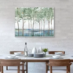Sparse Forest Peak Framed Wall Art