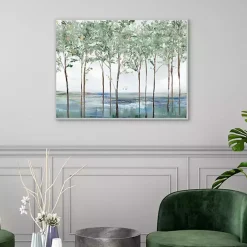 Sparse Forest Peak Framed Wall Art