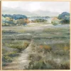 Spring Mountains Framed Canvas Art Print
