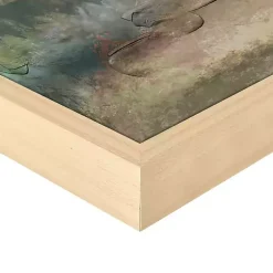 Spring Mountains Framed Canvas Art Print