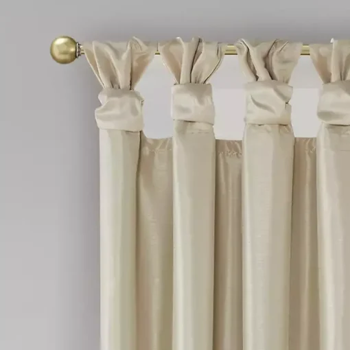 Tan Total Blackout Curtain Panel, 84 in.