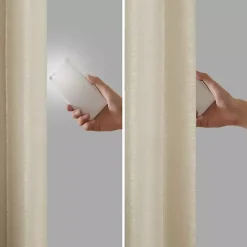 Tan Total Blackout Curtain Panel, 84 in.