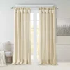 Tan Twist Top Curtain Panel, 108 in.