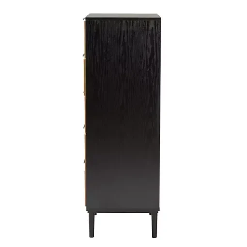 Tara Two-Tone Espresso Rattan Chest
