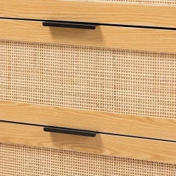 Tara Two-Tone Espresso Rattan Chest