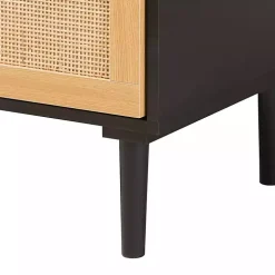 Tara Two-Tone Espresso Rattan Chest