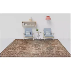 Taupe Eaton Transitional Area Rug, 6x8