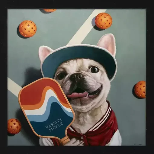 Varsity Pickle Framed Art Print