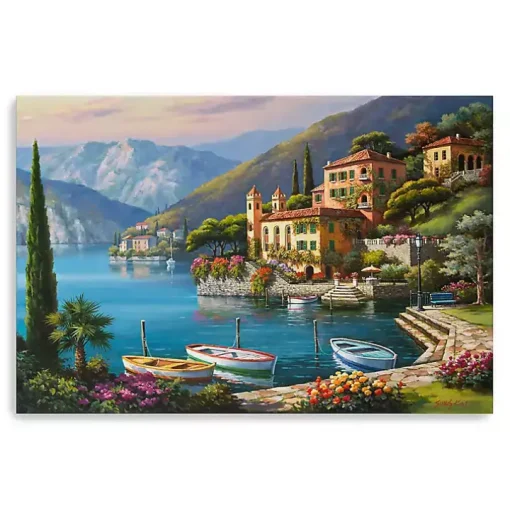 Villa Bella Vista Canvas Art Print, 48x32 in.