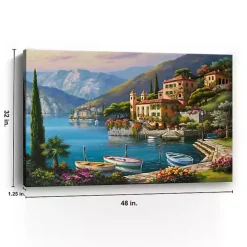 Villa Bella Vista Canvas Art Print, 48x32 in.