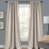Wheat Back Tab Blackout Curtain Panel Set, 95 in.