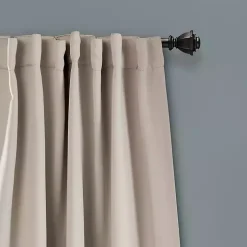 Wheat Back Tab Blackout Curtain Panel Set, 95 in.