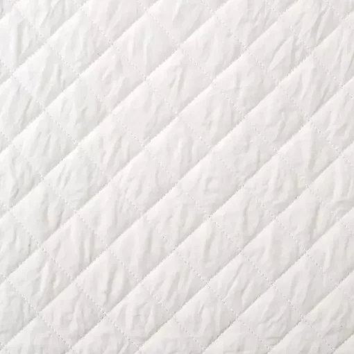 White Ava Diamond 3-pc. Oversized King Quilt Set