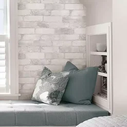 White Brick Peel & Stick Wallpaper