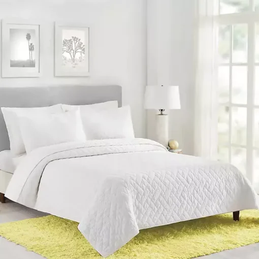 White Dream Weaver 3-pc. King Coverlet Set