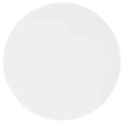 White Round Criss-Cross Base Dining Table