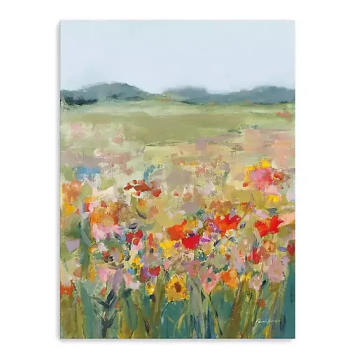 Wildflower Meadow Canvas Art Print