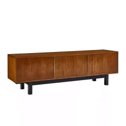 Wooden 3-Door Media Cabinet