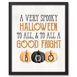 A Very Spooky Halloween Wall Plaque