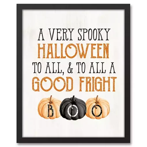 A Very Spooky Halloween Wall Plaque