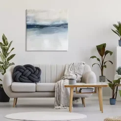 Abstract Nautical Horizon Canvas Print, 30x30 in.