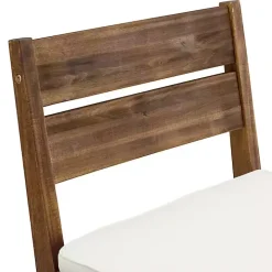 Acacia Slat Back Outdoor Counter Stools, Set of 2