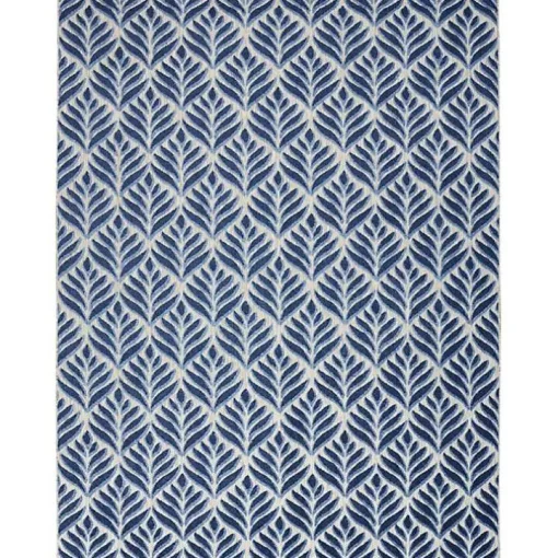 Aloha Blue Botanical Indoor/Outdoor Rug, 3x5