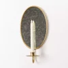 Antique Gold Mirrored Wall Sconce