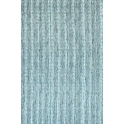 Aqua Intertwine Indoor/Outdoorr Area Rug, 6x9