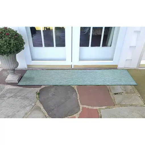 Aqua Intertwine Indoor/Outdoor Runner