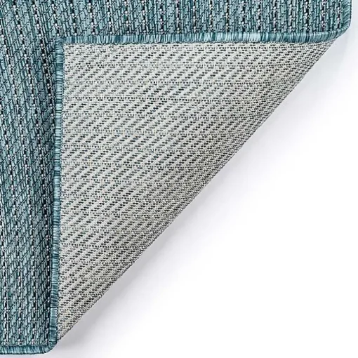 Aqua Intertwine Indoor/Outdoorr Area Rug, 6x9