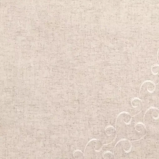Beige Embroidered Tree Skirt