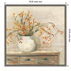 Bittersweet Bouquet Framed Canvas Art Print