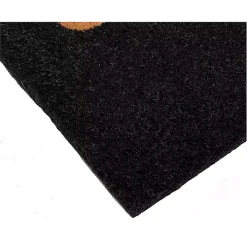 Black Arch Hello Doormat