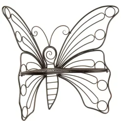 Black Butterfly Metal Patio Chair