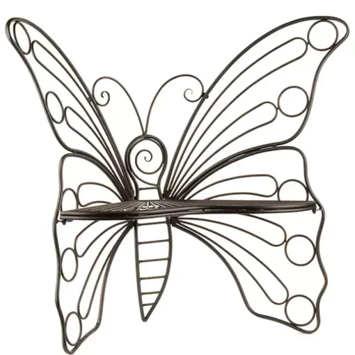 Black Butterfly Metal Patio Chair